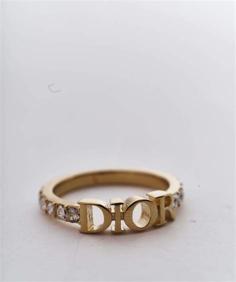 dior hit 2 gold diamante|dior designer rings.